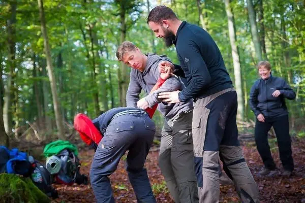 Intervention im Wald