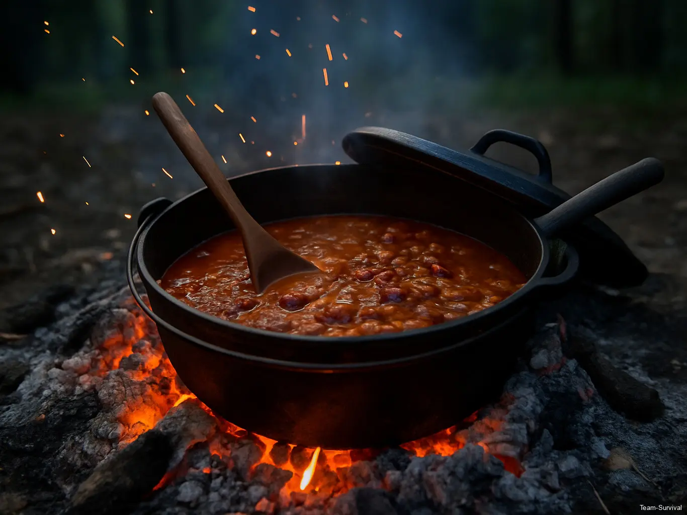 Dutch‑Oven Chili (Lagerfeuer)
