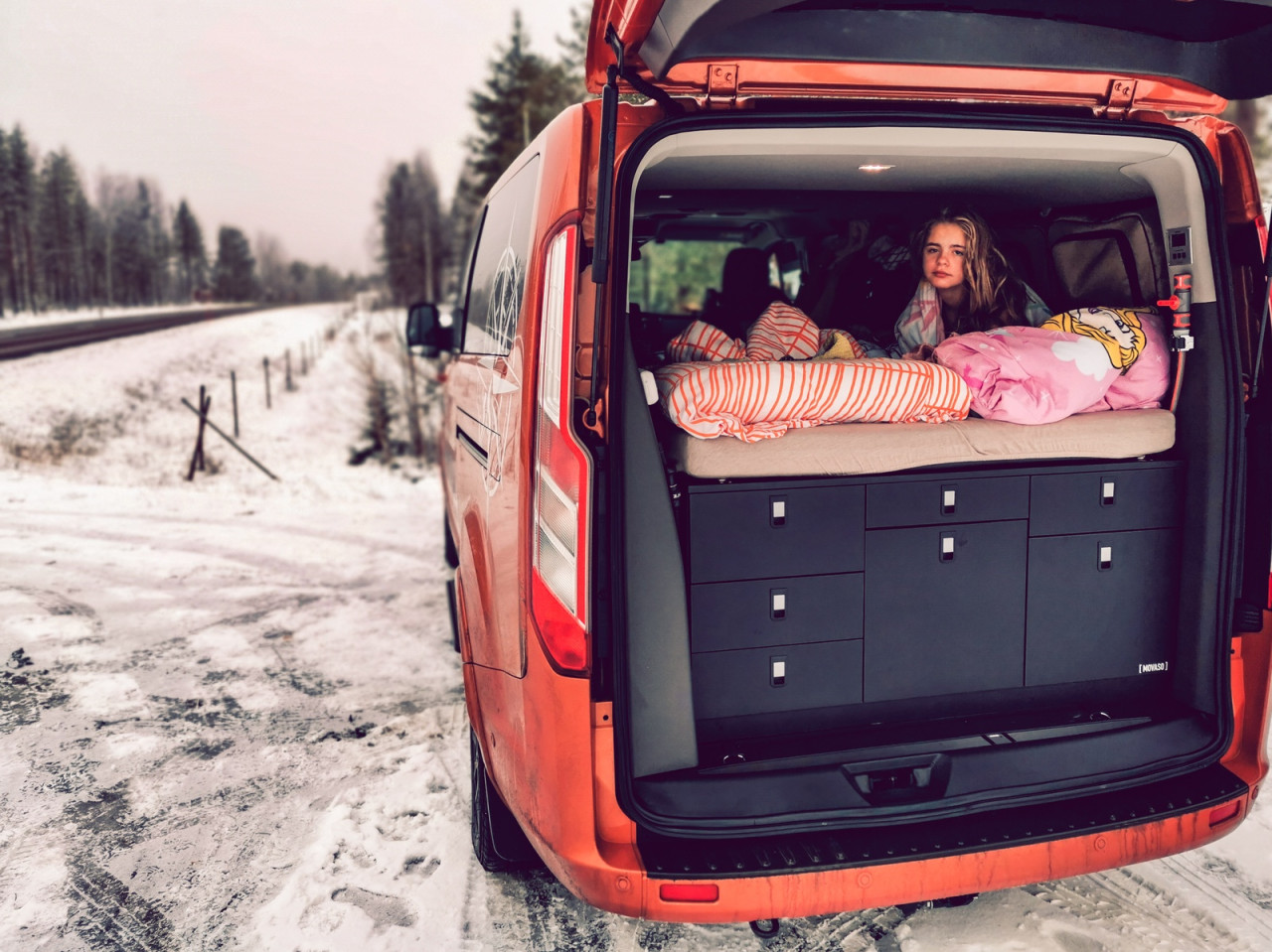 Ford Tourneo Custom Camperumbau am Polarkreis in Norwegen