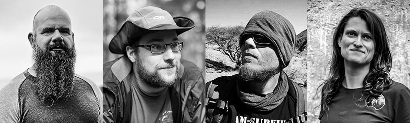 Die Survival Trainer von Team-Survival: Ronny, Christoph, Daniel und Mandy. Die Survivaltrainer von Team-Survival