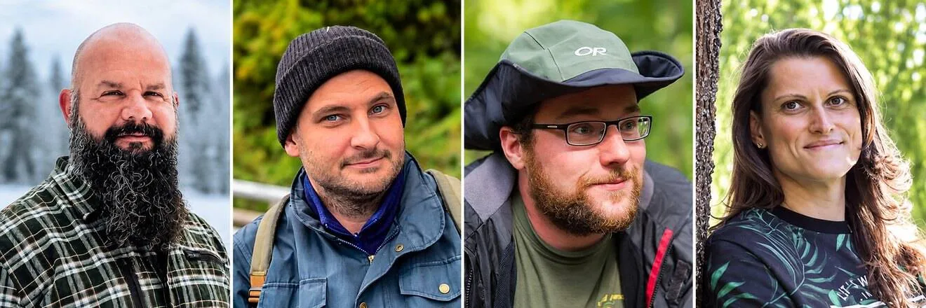 Die Trainer von Team-Survival: Ronny Schmidt, Boris Kutscha, Christoph Weidner und Mandy Neubert