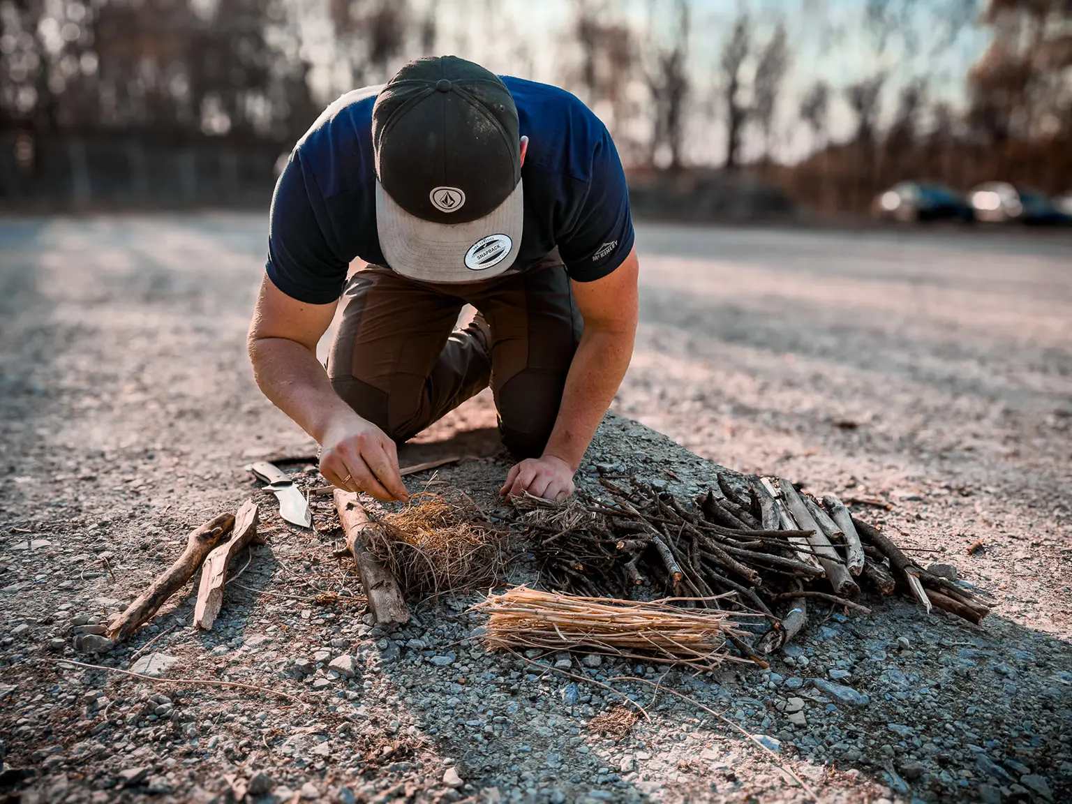 Zundervorbereitung beim Survival Training