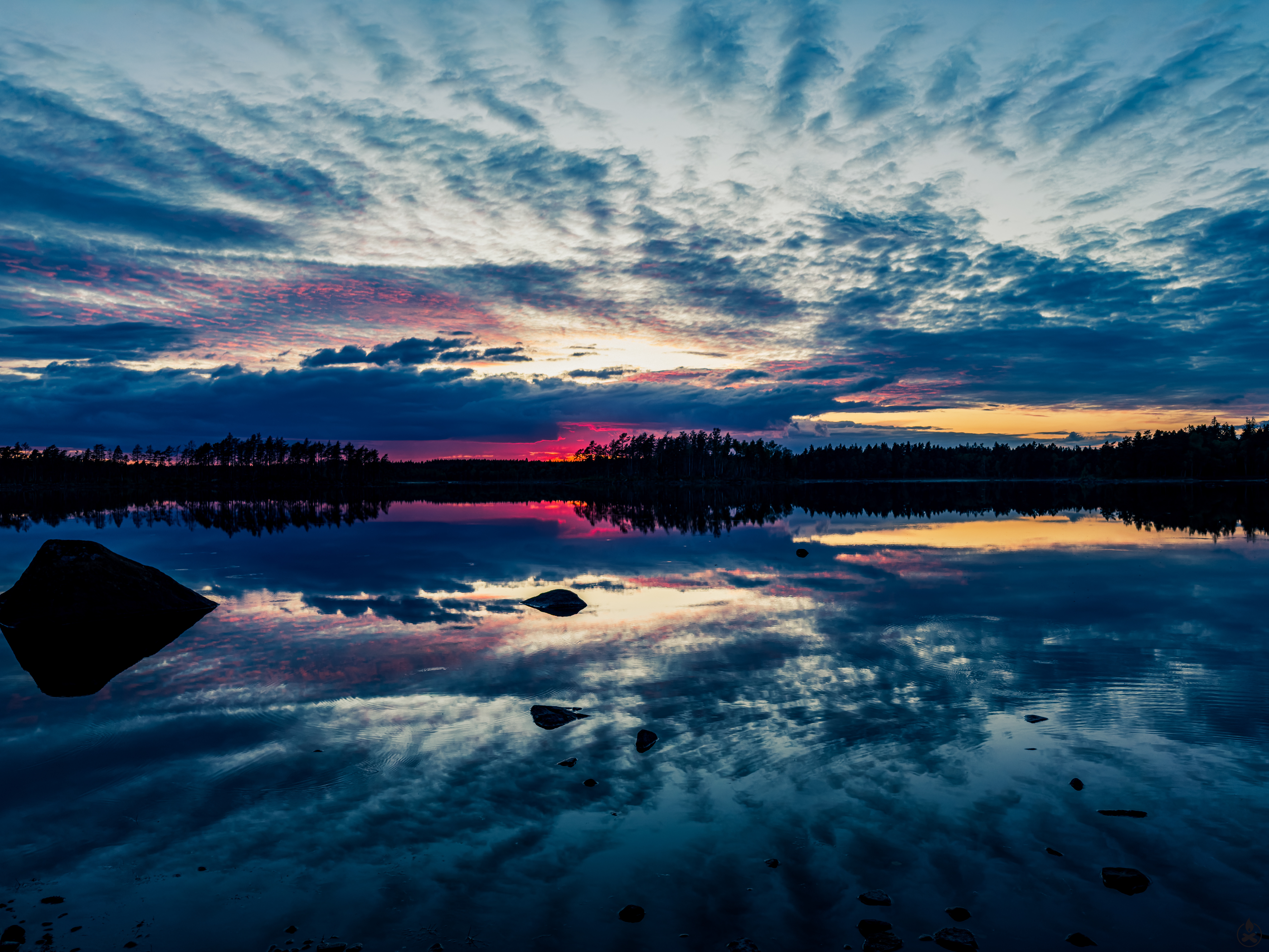 Nachtstimmung in Schweden