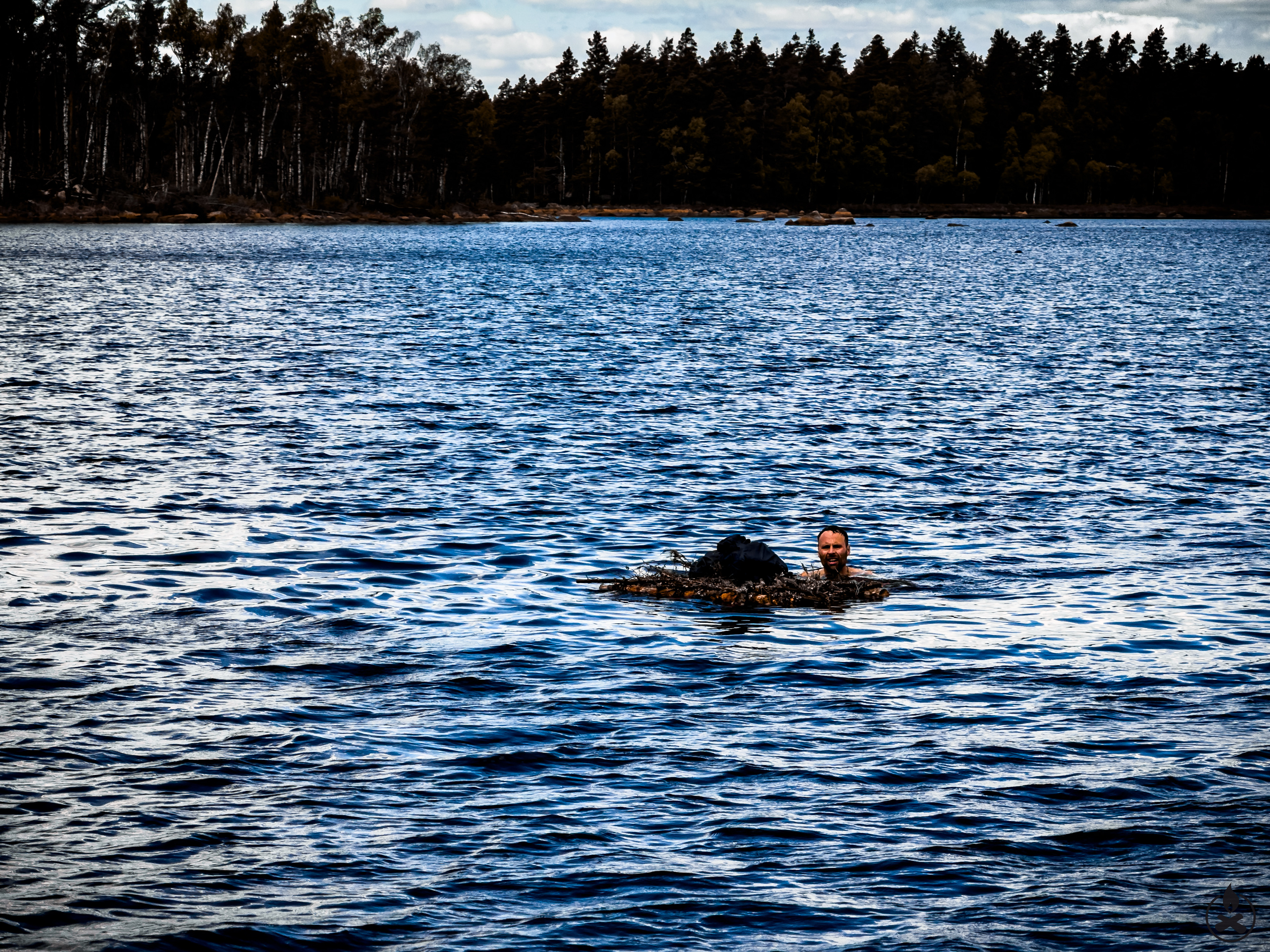 Survival-Seeüberquerung in Schweden