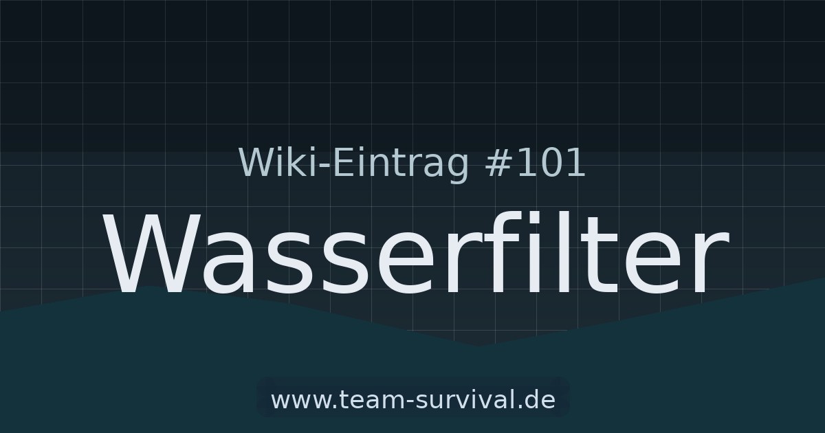 Wasserfilter – Wiki