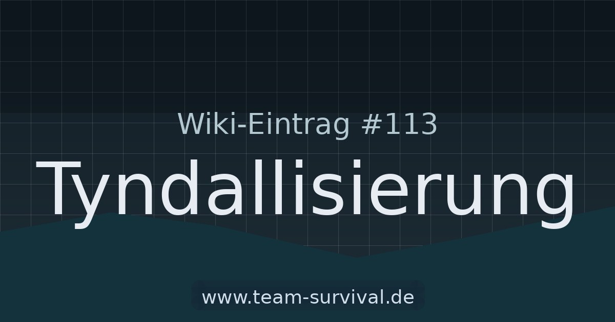 Tyndallisierung – Wiki