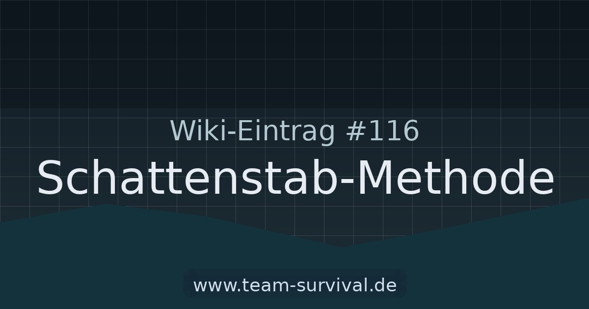Schattenstab-Methode – Wiki
