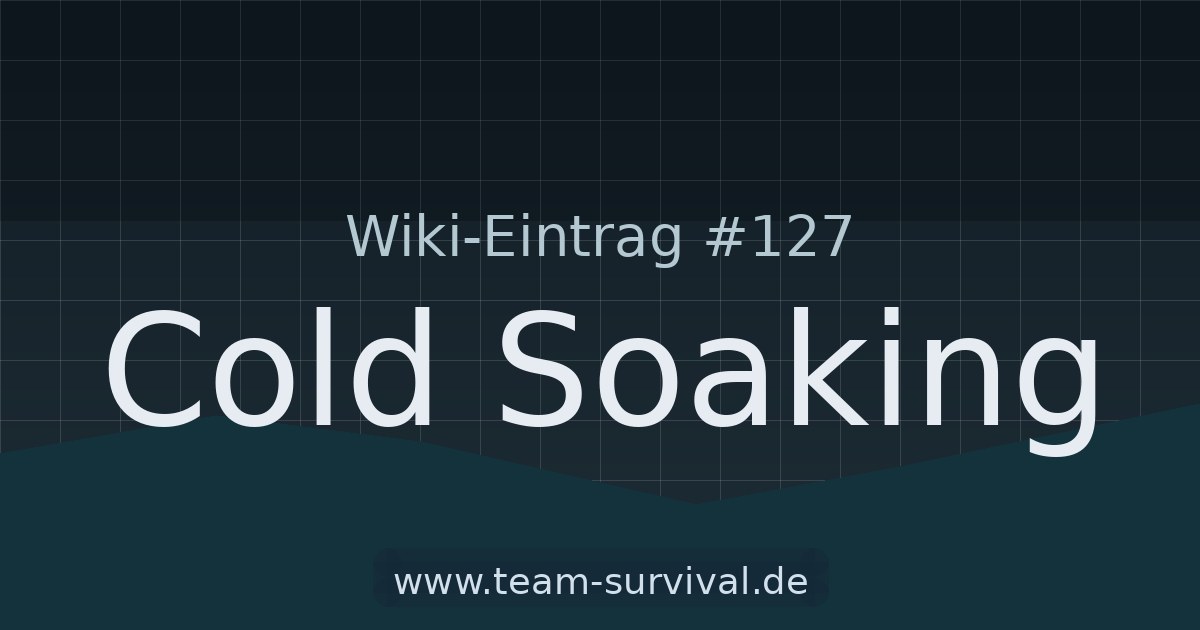 Cold Soaking – Wiki