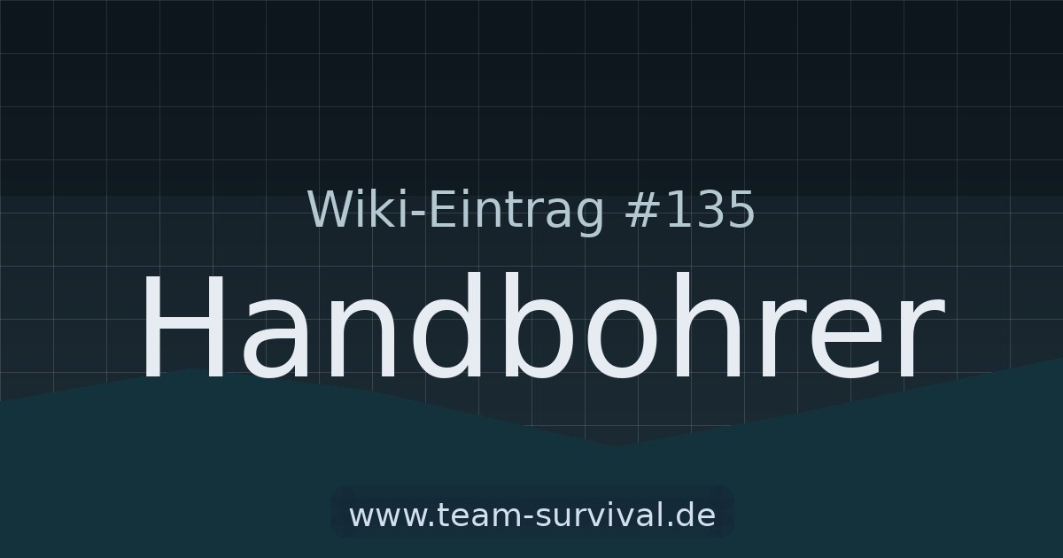 Handbohrer – Wiki