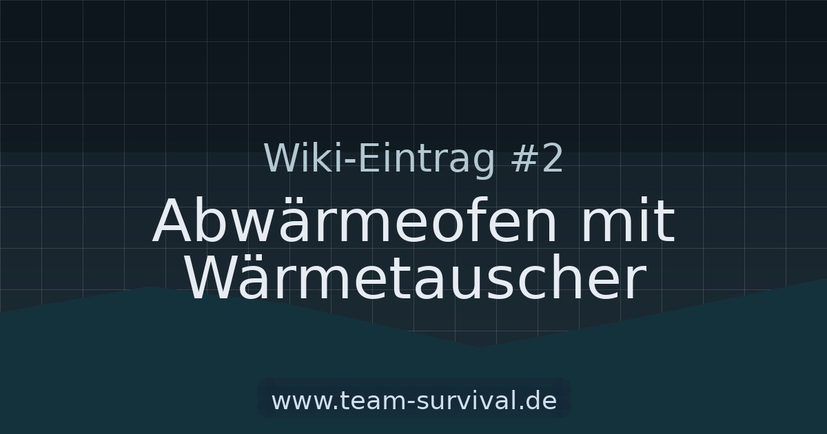 Abwärmeofen mit Wärmetauscher – Wiki