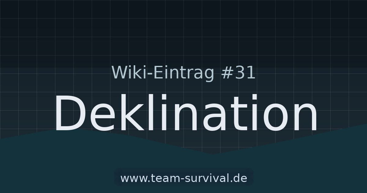 Deklination – Wiki