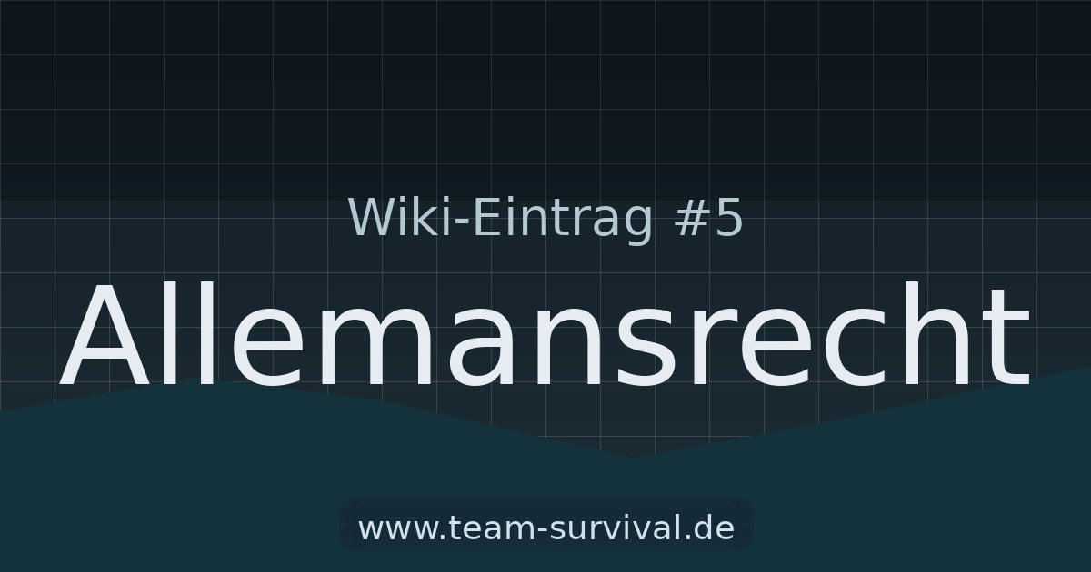 Allemansrecht – Wiki