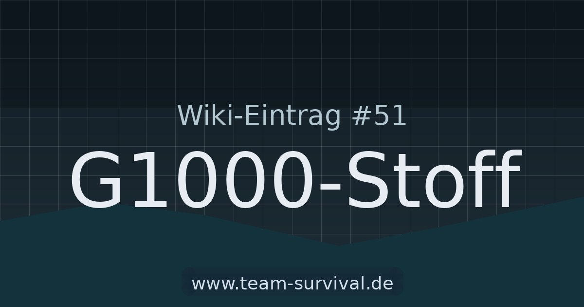G1000-Stoff – Wiki
