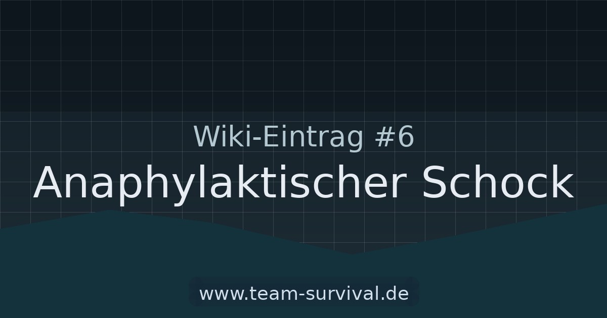 Anaphylaktischer Schock – Wiki