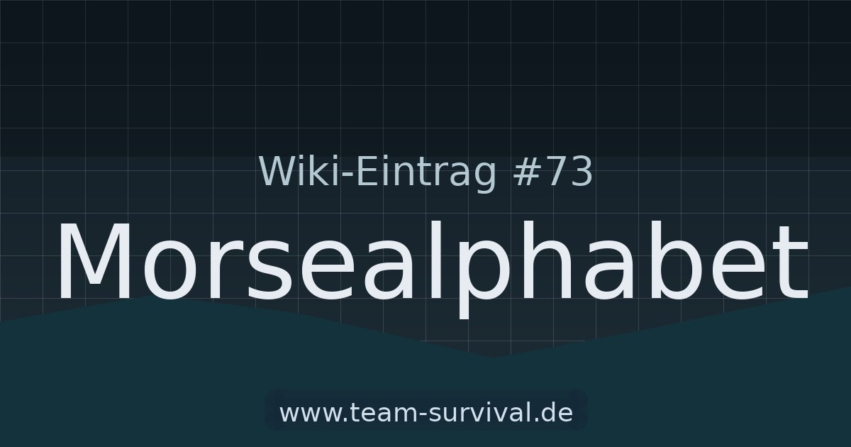 Morsealphabet – Wiki