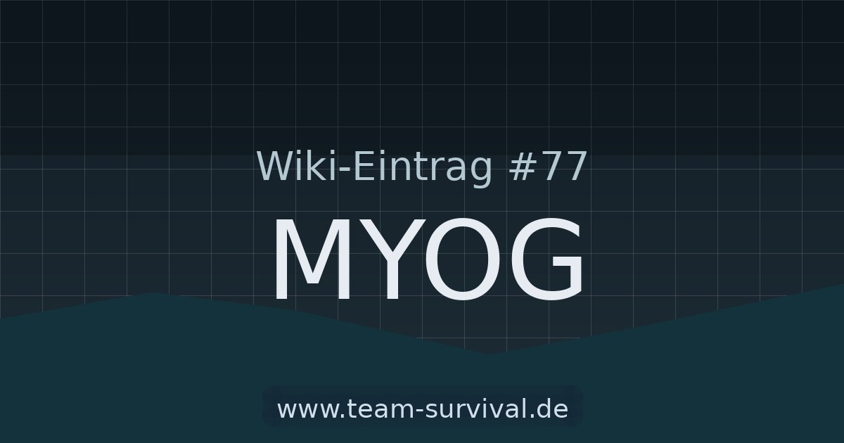 MYOG – Wiki